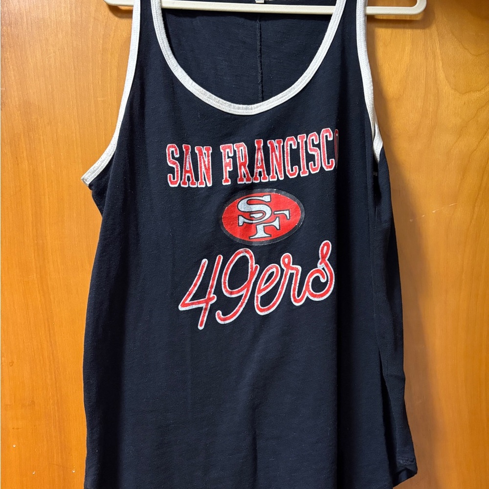 Junk Food Clothing Black San Francisco 49ers Tank Top